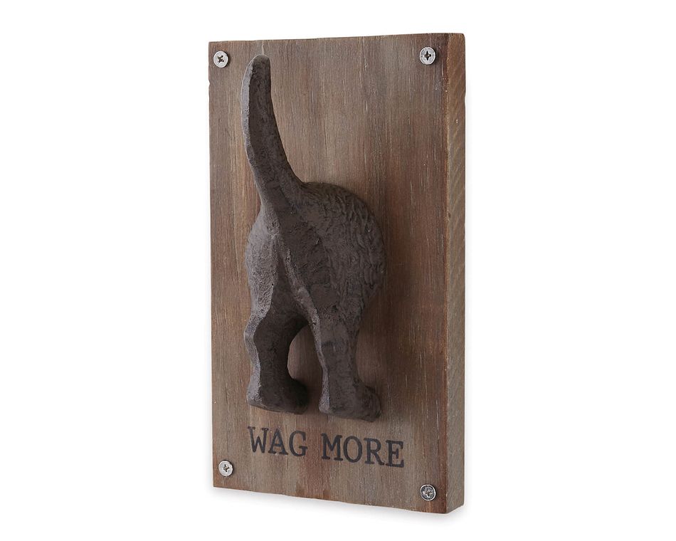Mud Pie Wag More Dog Leash Hanger