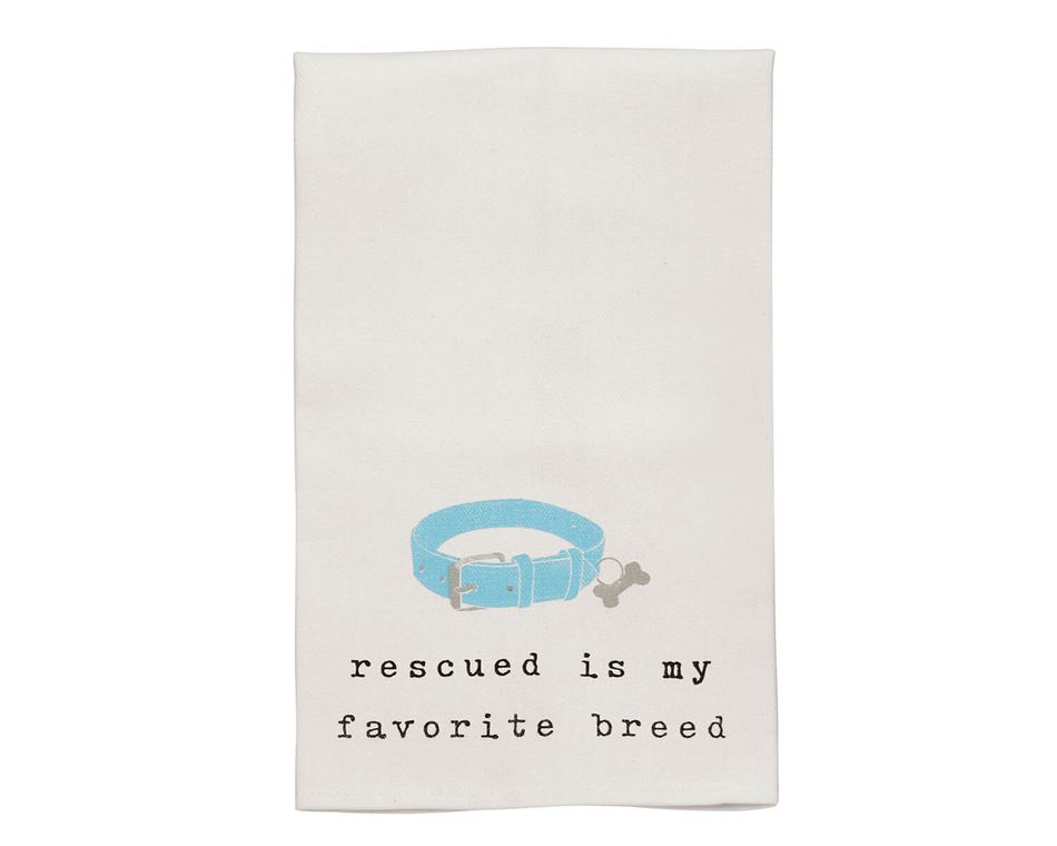 Mud Pie Dog Collar Dish Towel