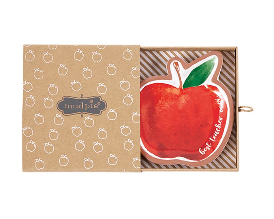 Mud Pie Apple Teacher Trinket Tray