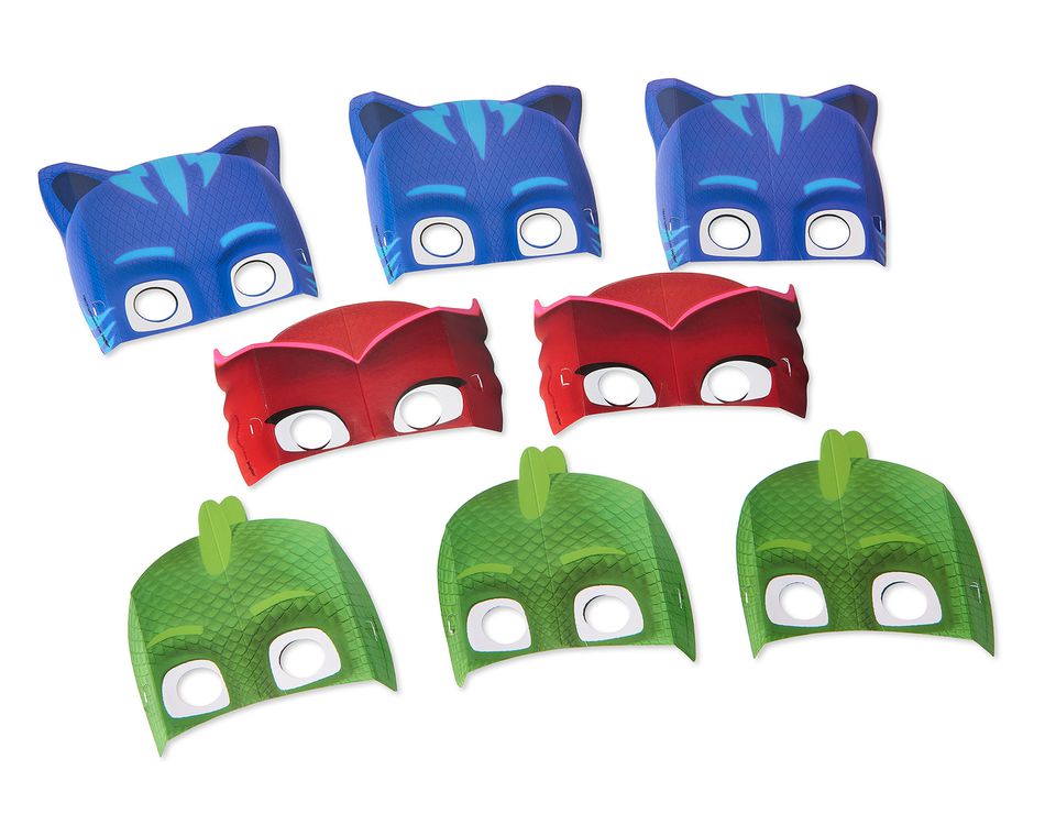 PJ Masks Party Masks, 8 Count