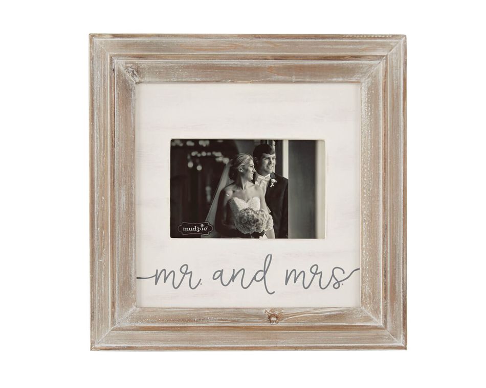 Mud Pie Mr Mrs Small Wood Frame American Greetings