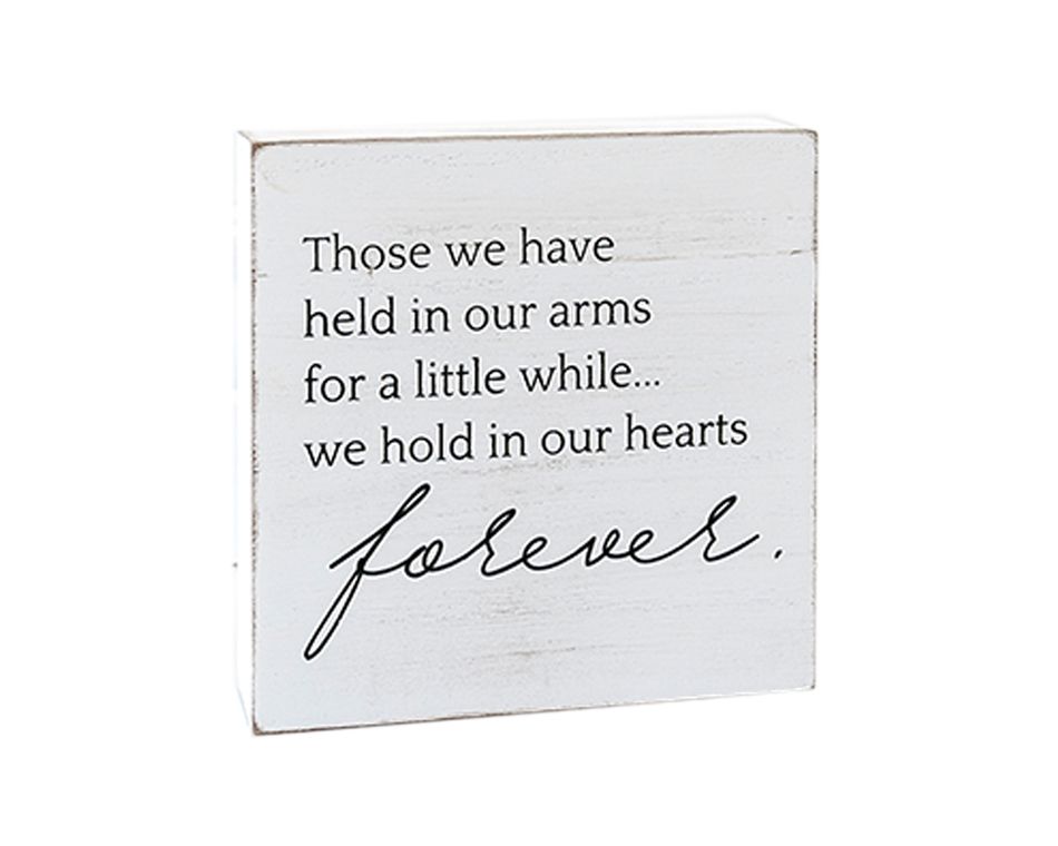 In Our Hearts Forever' Wall Sign