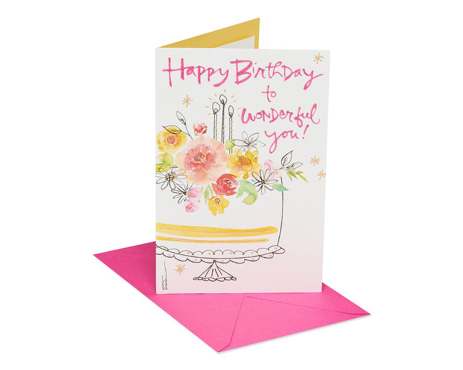 AMERICAN Greeting Card Our Wedding Wishes Wedding Day by Kathy Davis Hearts