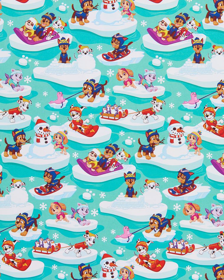 Christmas Wrapping Paper, Paw Patrol™, 20 Total Sq. Ft. | American ...