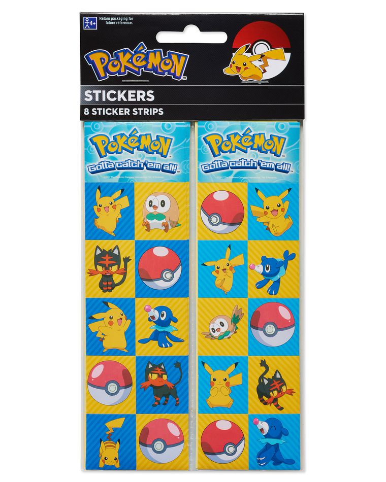 Pokémon Sticker Sheets, 8-Count | American Greetings