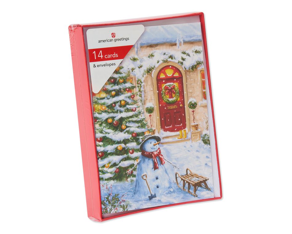 Snowman Holiday Boxed Cards, 14 Count | American Greetings