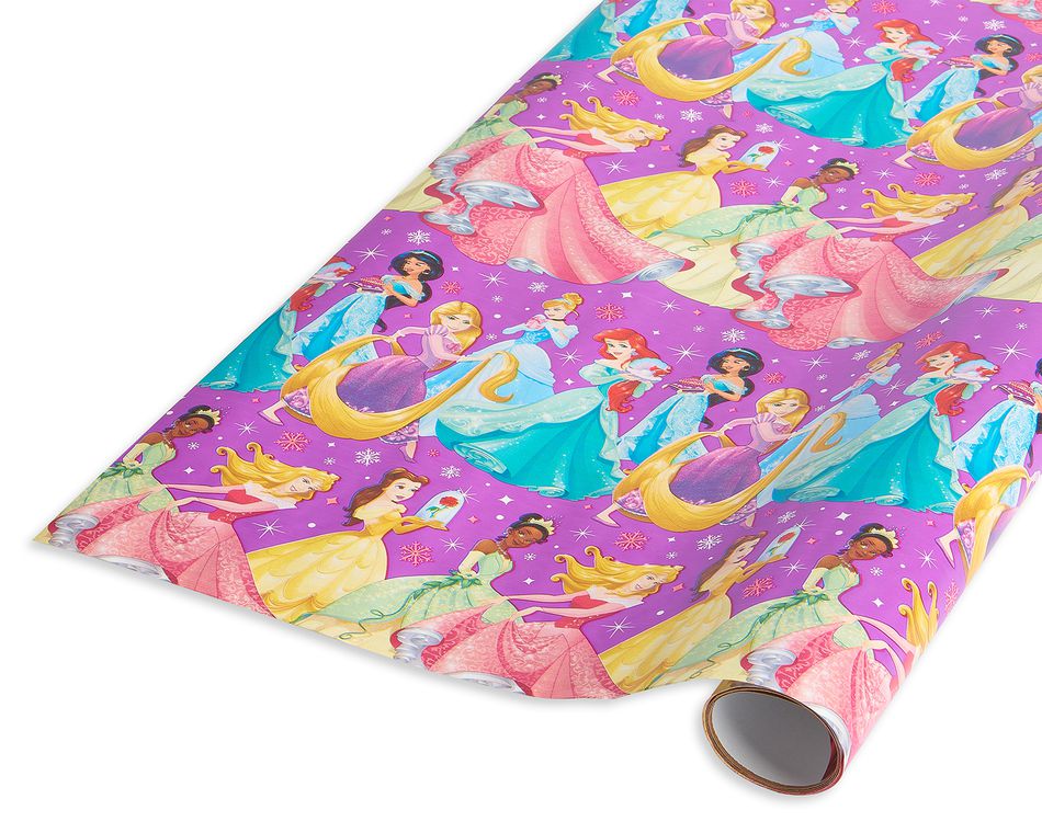 Christmas Wrapping Paper, Disney Princesses™, 20 Total Sq
