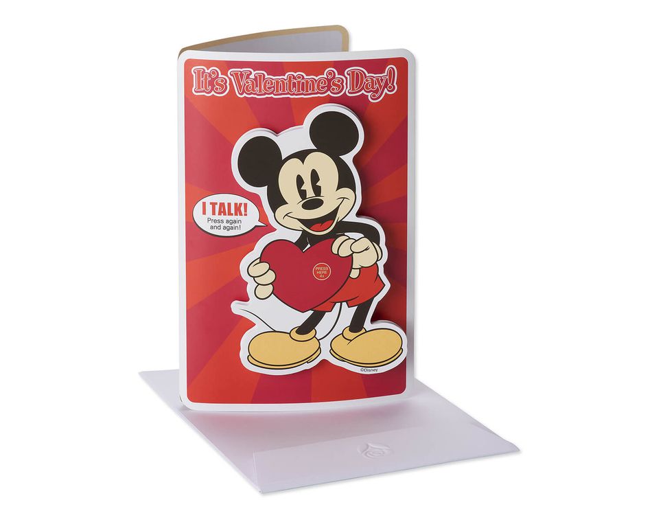 Mickey Mouse Valentine s Day Card American Greetings