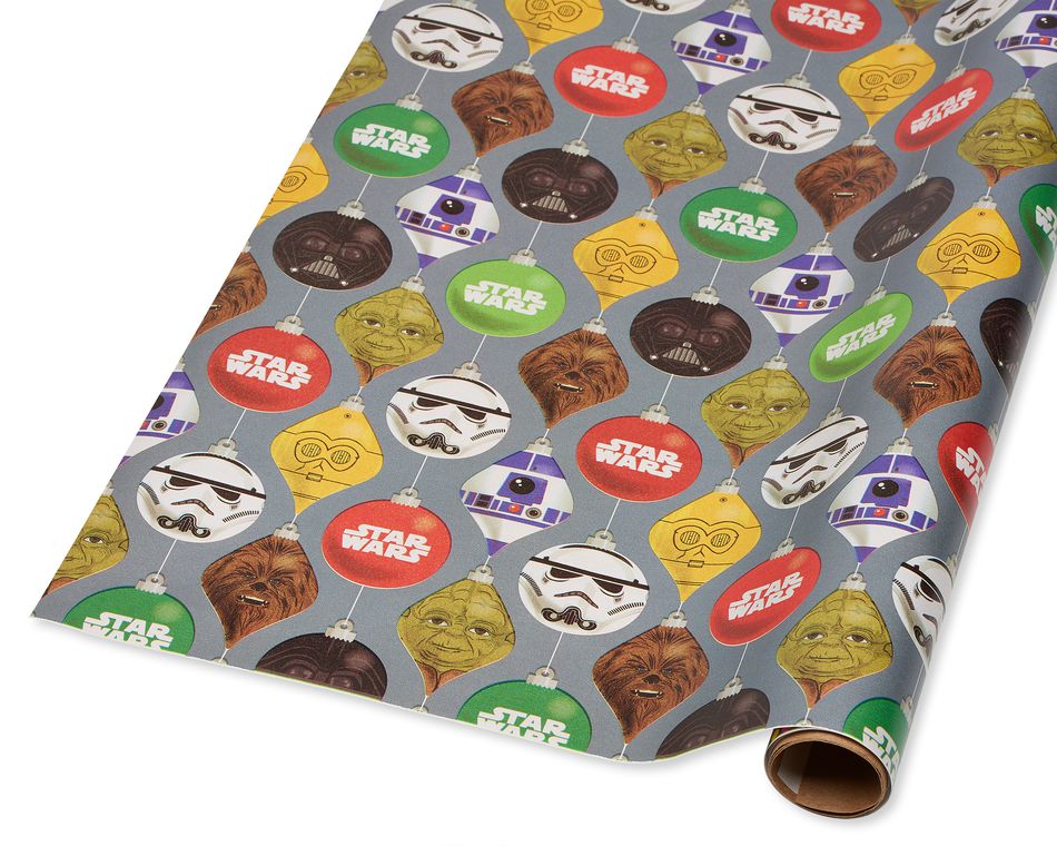 Star Wars™ Christmas Wrapping Paper, 40 Total Sq. Ft. | American Greetings