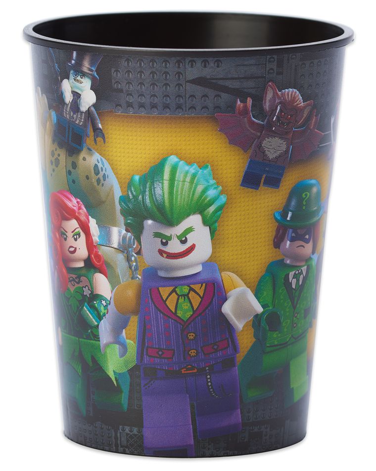 lego batman plastic stadium cup