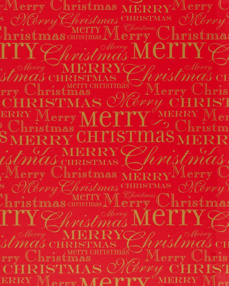 merry christmas santa, christmas 2-roll wrapping paper