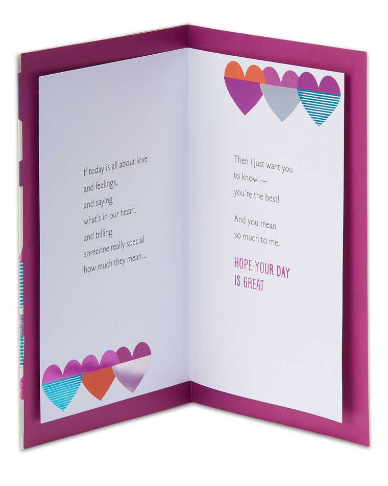heart's day valentine's day card
