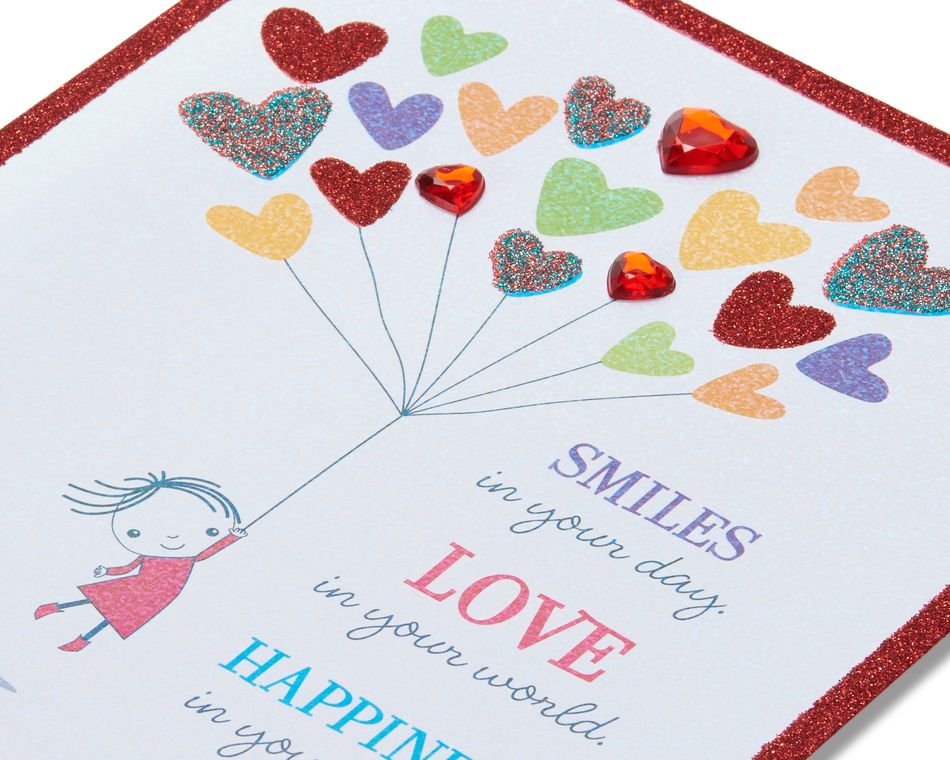smiles love happiness valentine's day card