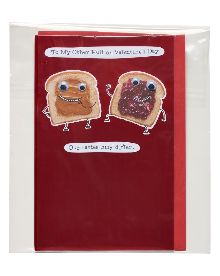 peanut butter and jelly valentine's day card American Greetings