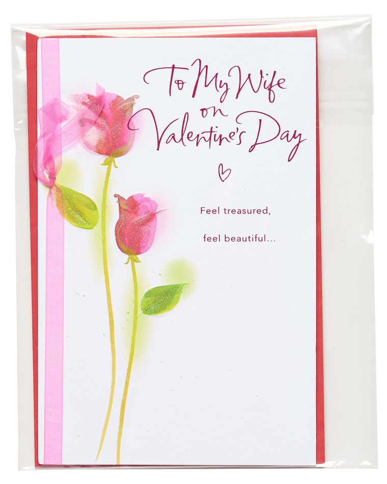feel treasured valentine's day card