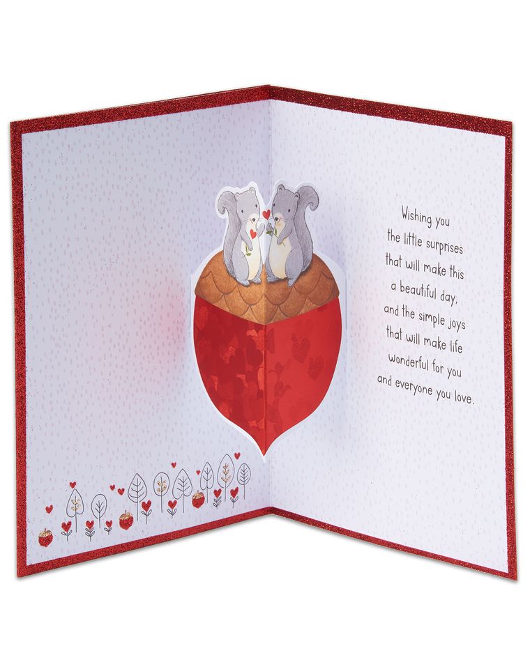 squirrel valentine's day card