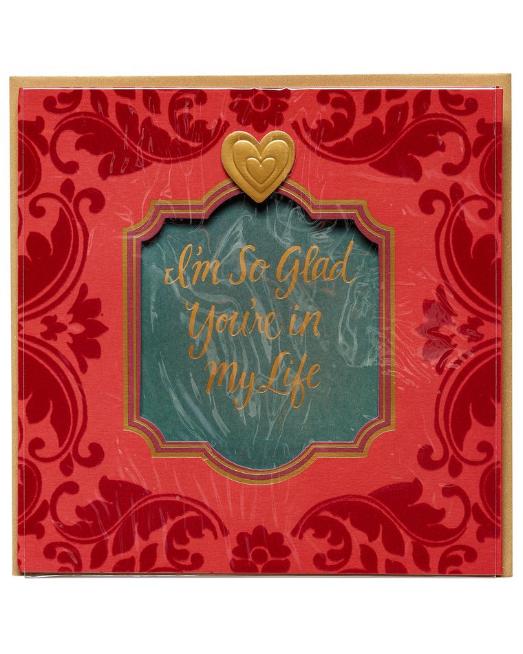 glad valentine's day card
