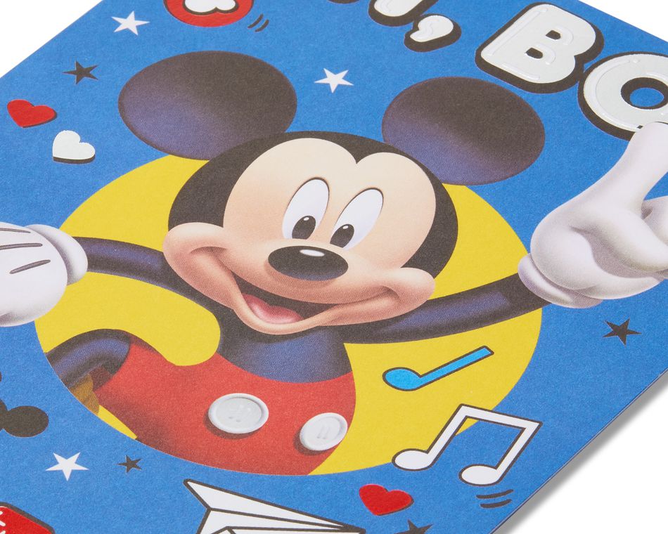 mickey mouse valentine's day card