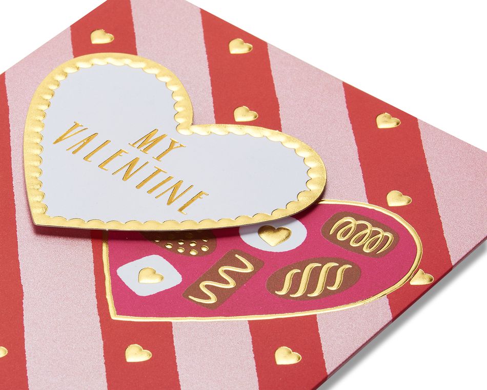 chocolates valentine's day card
