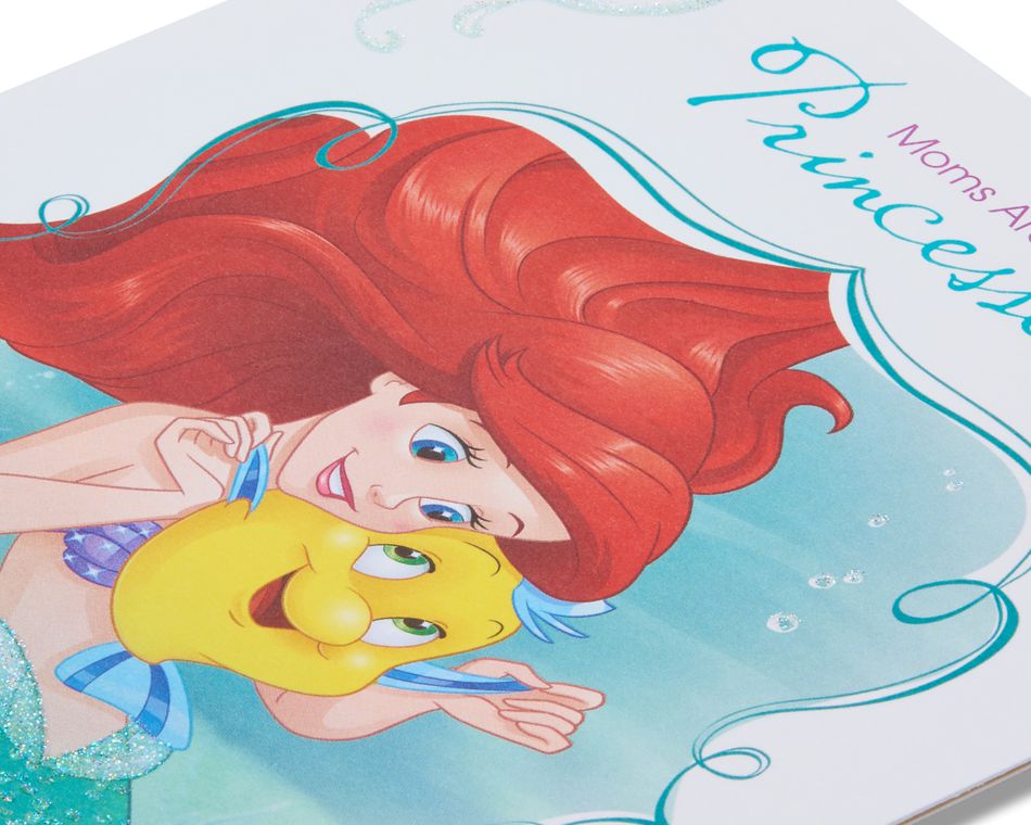 disney princesses mother's day card