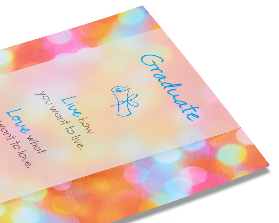 live love dream be graduation card