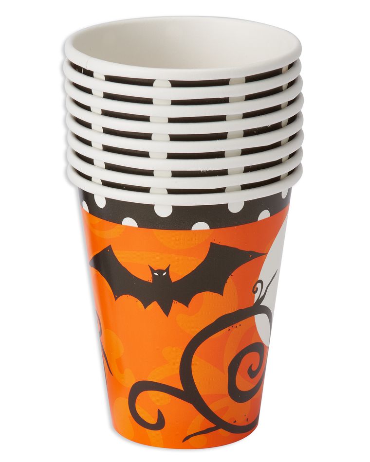 frightfully fancy 9-oz. paper cups, 8 ct.