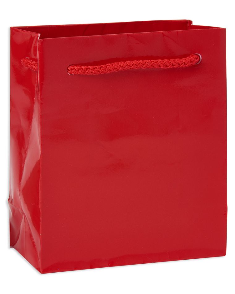 mini red gift bag