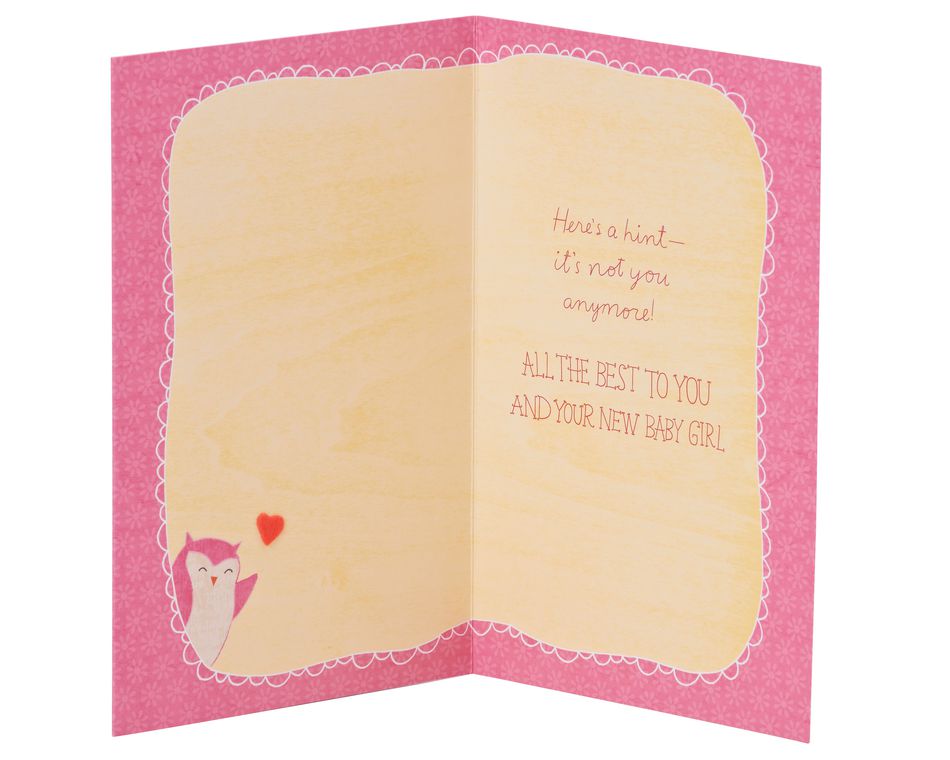 who's in charge now new baby congratulations card