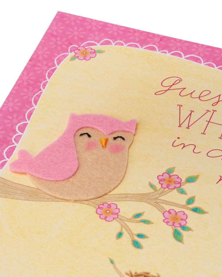 who's in charge now new baby congratulations card