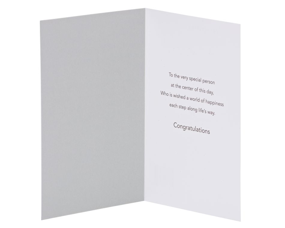bravo congratulations card with glitter