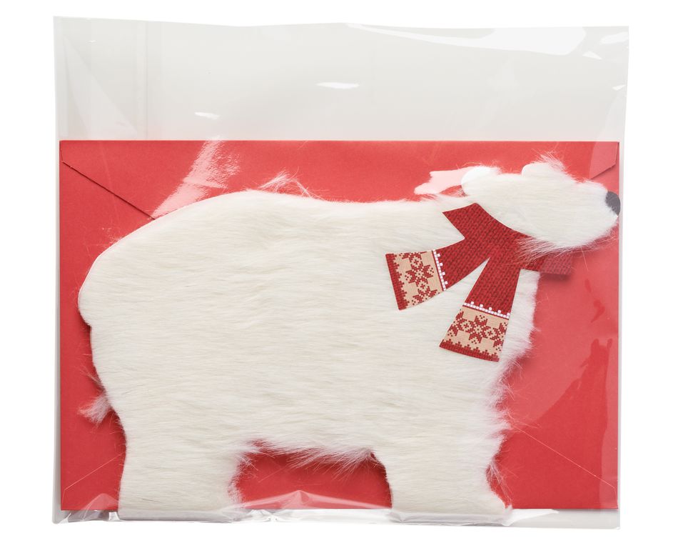 polar bear christmas card
