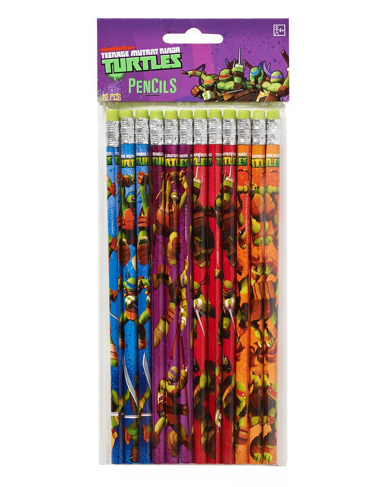 teenage mutant ninja turtles pencils 12 ct