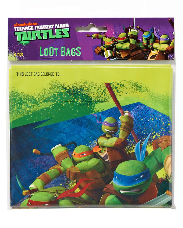 teenage mutant ninja turtles treat bags 8 ct