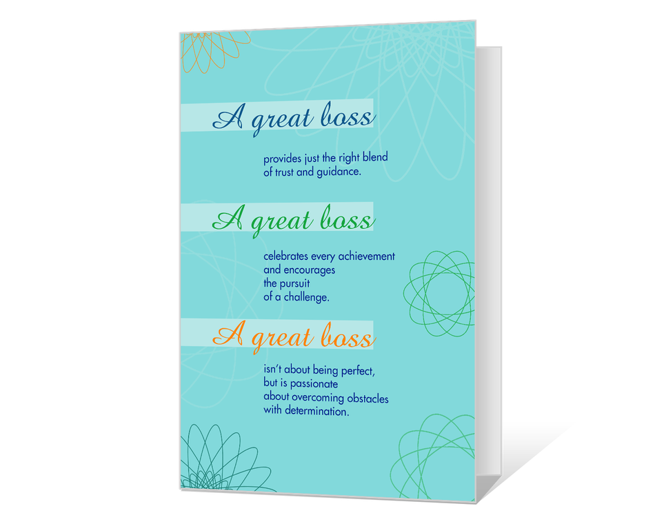 A Great Boss