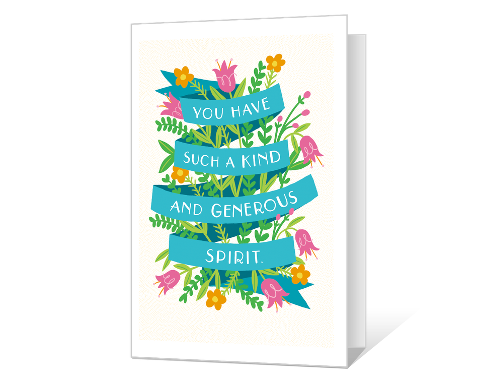 Your Generous Spirit Printable