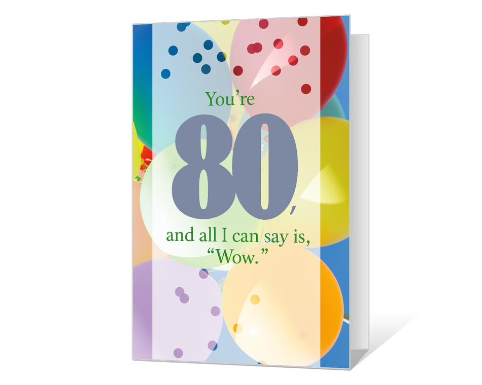 80th Birthday Cards Free Printable - Printable Templates Free