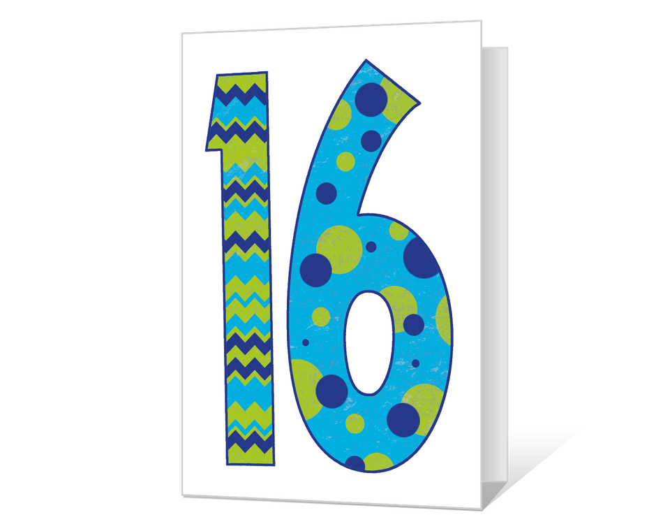 16th Birthday Printable