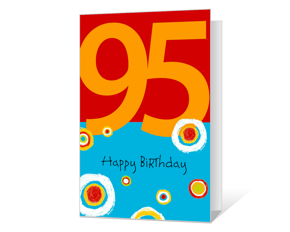Free Printable 95th Birthday Card
