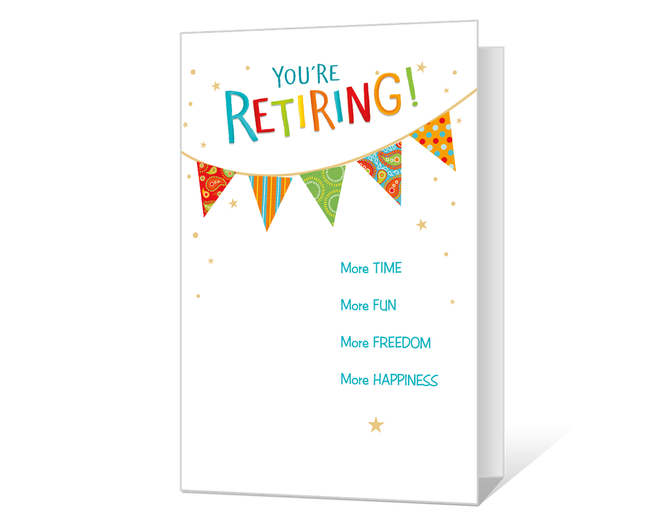 Happy Retirement Printable Card