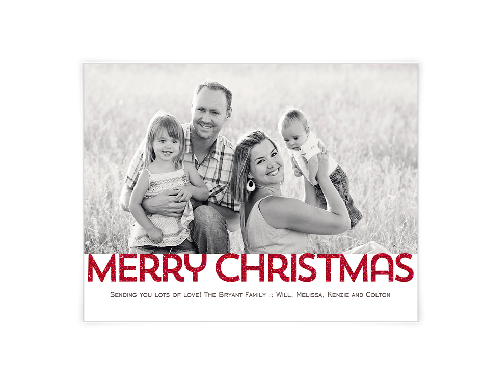 Merry Christmas Printable (Add-a-Photo)