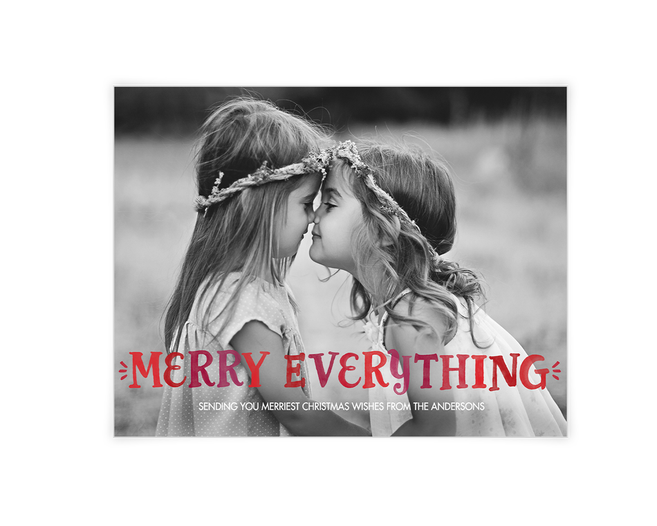 Merry Everything Printable (Add-a-Photo)