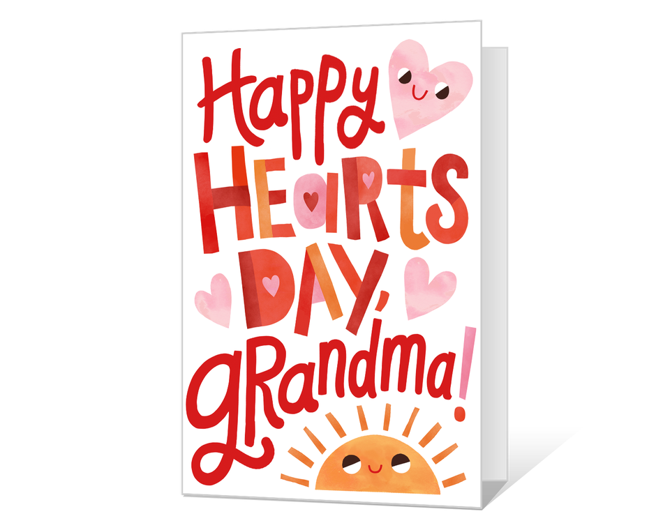 Happy Hearts Day Grandma Printable American Greetings