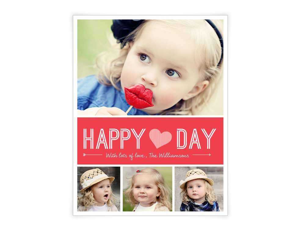 Happy Heart Day Printable (Add-a-Photo)