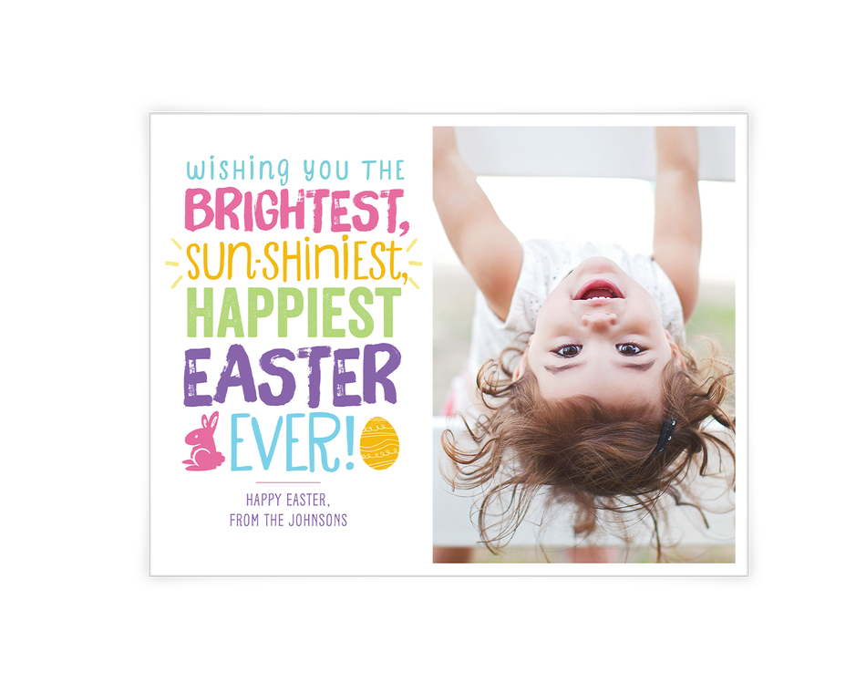 Bright and Shiny Easter Printable (Add-a-Photo)