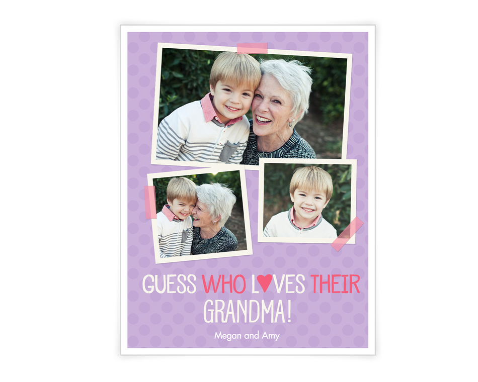 Love to Grandma Add-a-Photo Printable
