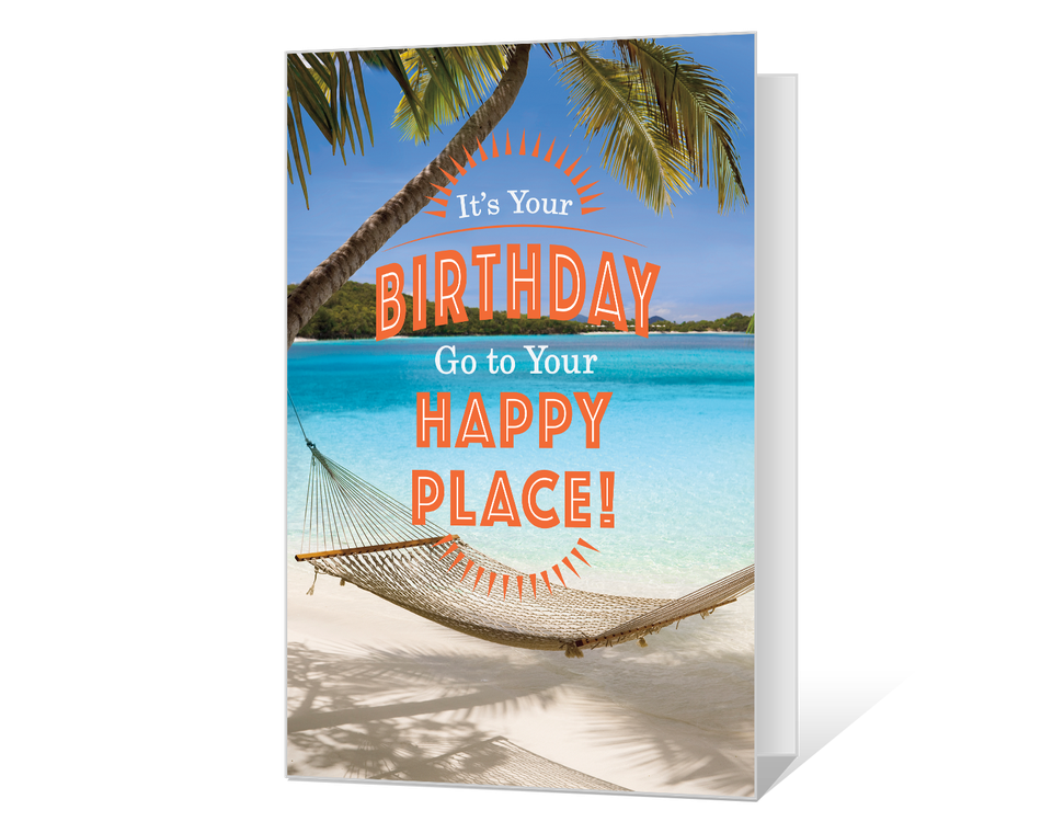 Happy Place Birthday Printable