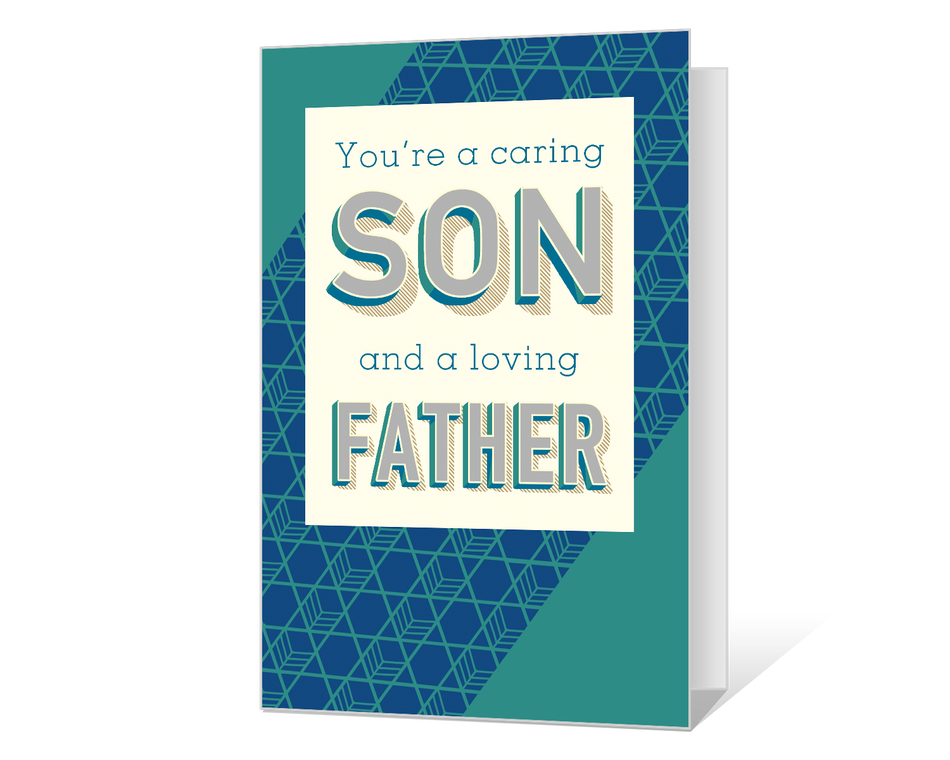 Father's Day Love for a Son Printable