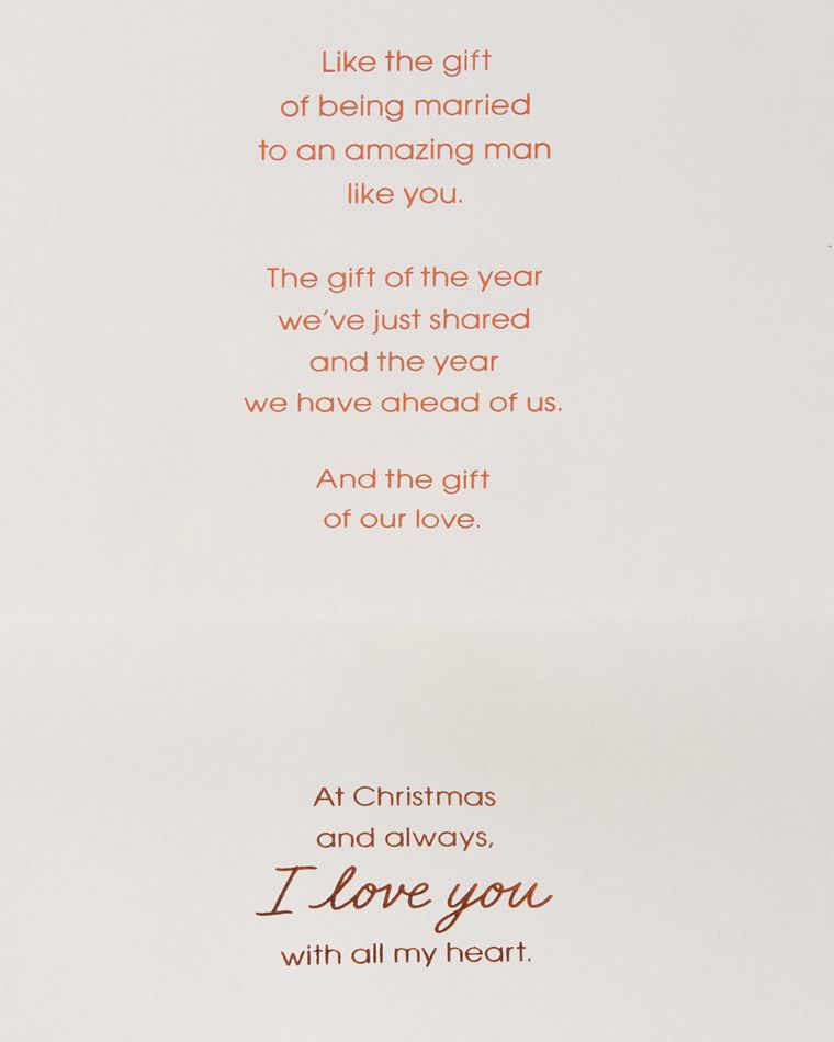 Premier Gifts Christmas Card For Husband | American Greetings