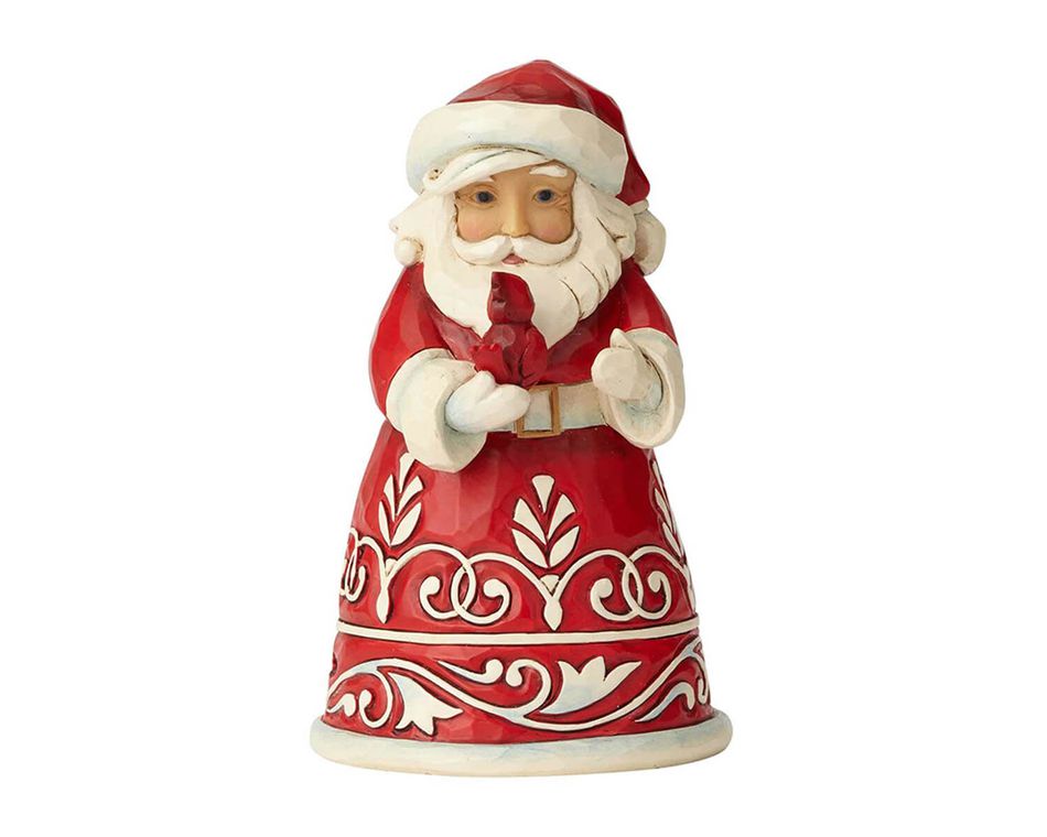 jim shore santa cardinal