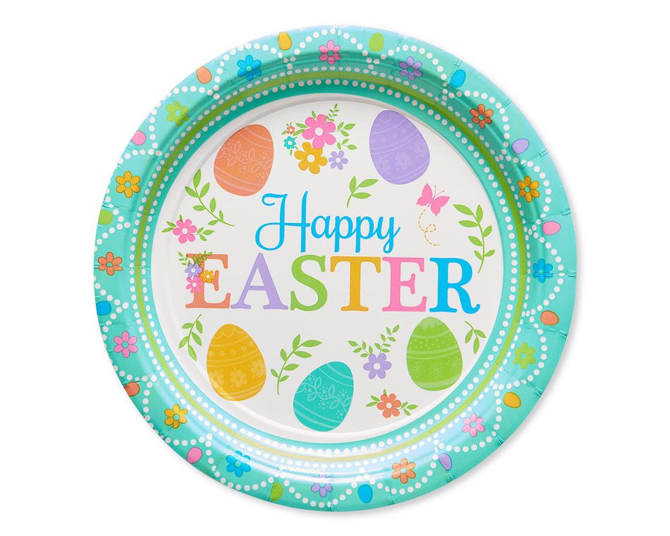 Easter dessert outlet plates